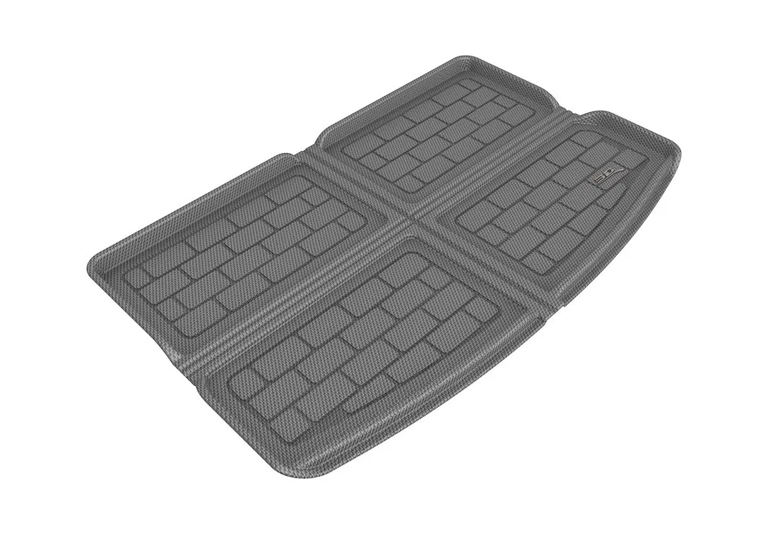 M1CH0971301 – 3D MATS/U-AC Cargo Area Liner, Gray Direct Fit Raised Edge Thermoplastic Rubber Of Carbon Fiber Texture...